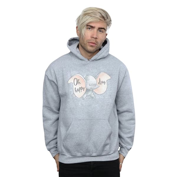 Disney Mens Dumbo Happy Day Hoodie