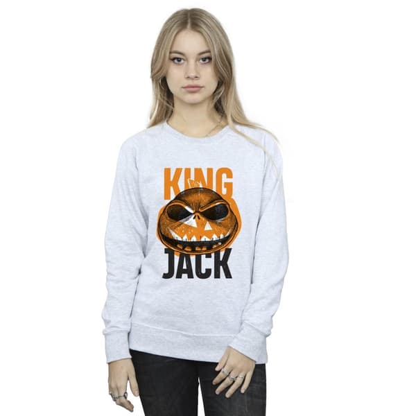 Disney Dam/Tjej The Nightmare Before Christmas King Jack Sweatshirt