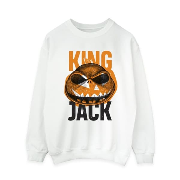 Disney Dam/Tjej The Nightmare Before Christmas King Jack Sweatshirt