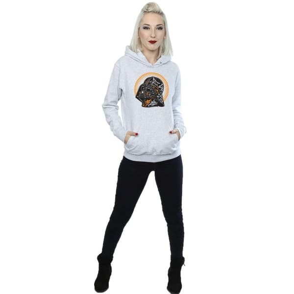 Star Wars Kvinnor/Ladies Darth Vader Dia De Los Muertos Hoodie