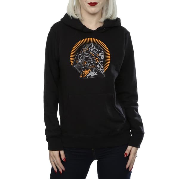 Star Wars Kvinnor/Ladies Darth Vader Dia De Los Muertos Hoodie