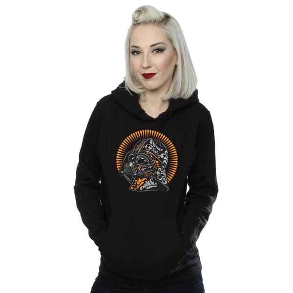 Star Wars Kvinnor/Ladies Darth Vader Dia De Los Muertos Hoodie