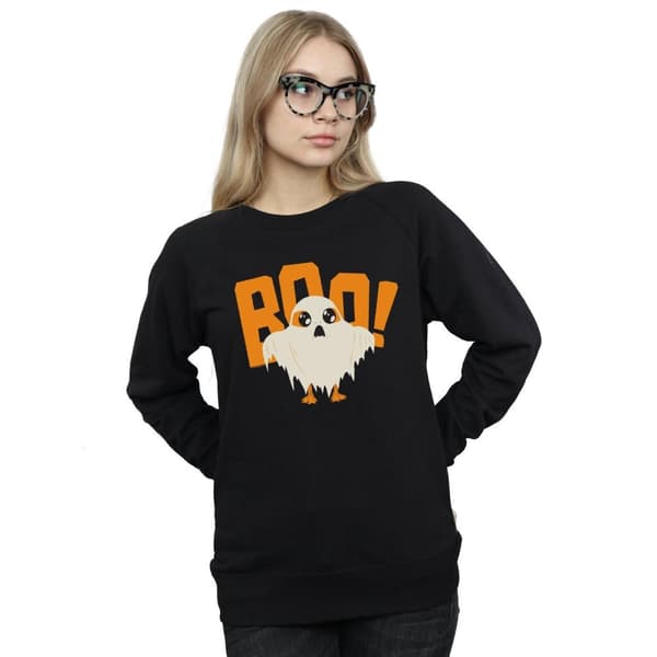 Star Wars Womens/Ladies The Last Jedi Halloween Ghost Porg Sweatshirt