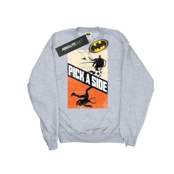 DC Comics Womens/Ladies Batman Football Pick A Side Sweatshirt
