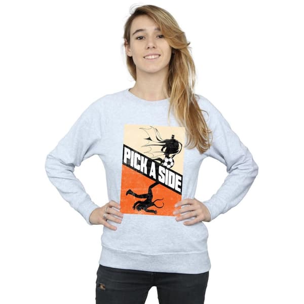 DC Comics Womens/Ladies Batman Football Pick A Side Sweatshirt