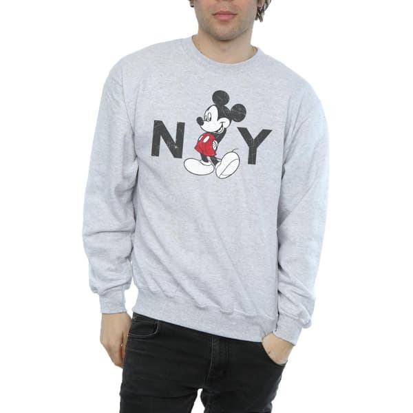 Disney Mens Musse Pigg NY Sweatshirt
