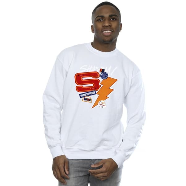 DC Comics Mens Shazam Fury Of The Gods Sticker Spam Sweatshirt