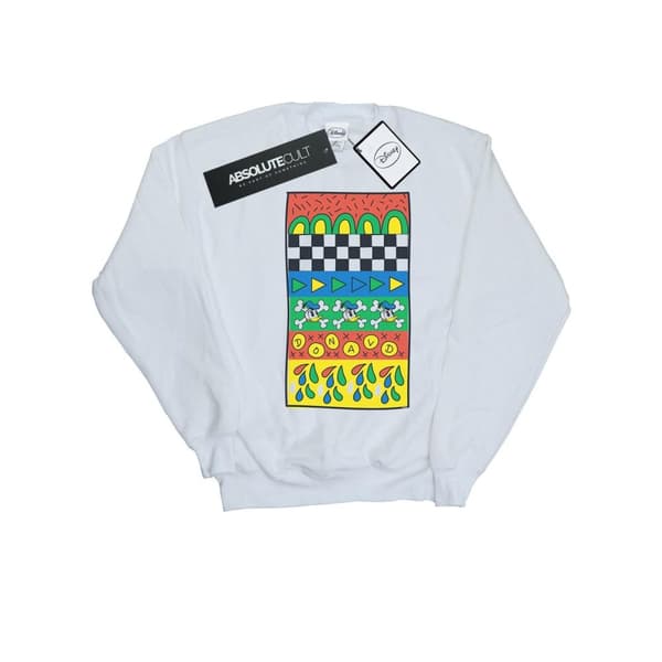 Disney Herr Donald Duck Sweatshirt med vintagemönster