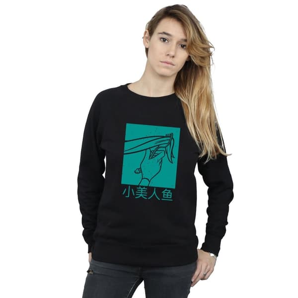 Disney Princess Dam/Tjej Ariel Den lilla sjöjungfrun Hårslag Sweatshirt