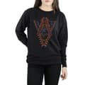 Miniatyrbild 3 av 5: Marvel Dam/Tjej Svart Panther Tribal Heads Sweatshirt