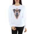 Miniatyrbild 3 av 5: Marvel Dam/Tjej Svart Panther Tribal Heads Sweatshirt