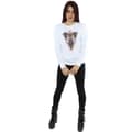 Miniatyrbild 4 av 5: Marvel Dam/Tjej Svart Panther Tribal Heads Sweatshirt