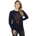 Miniatyrbild 2 av 5: Marvel Dam/Tjej Svart Panther Tribal Heads Sweatshirt