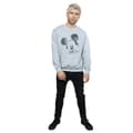 Miniatyrbillede 4 af 5: Disney Mens Mickey Mouse Text Face Sweatshirt