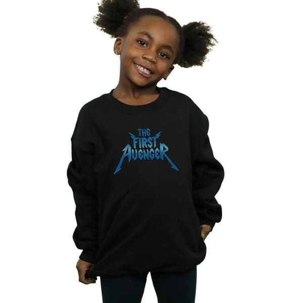 Marvel Sweatshirt med metall-logotyp från The First Avenger för flickor