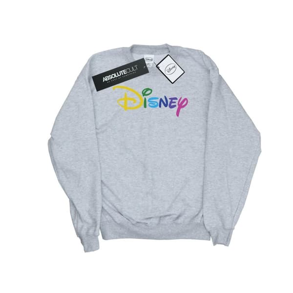 Disney Sweatshirt med färglogotyp för kvinnor/damer