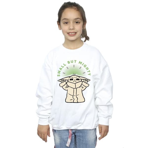 Star Wars Girls The Mandalorian Small But Mighty Grogu Sweatshirt