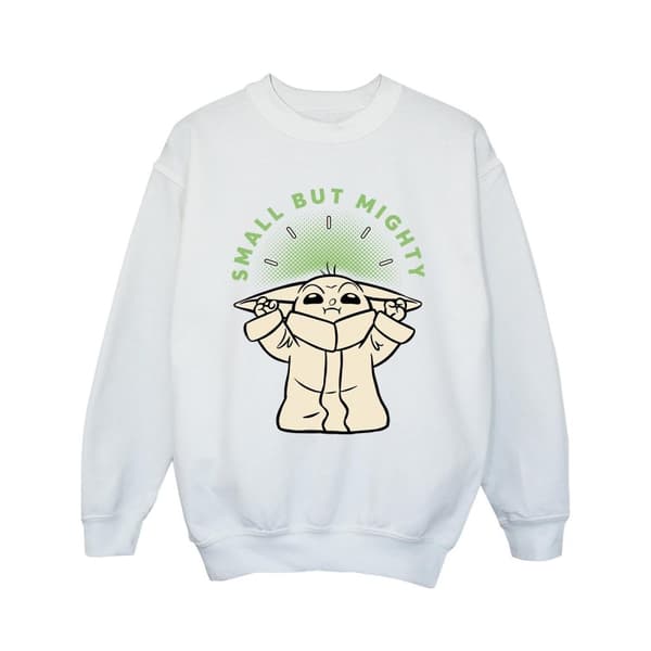 Star Wars Girls The Mandalorian Small But Mighty Grogu Sweatshirt