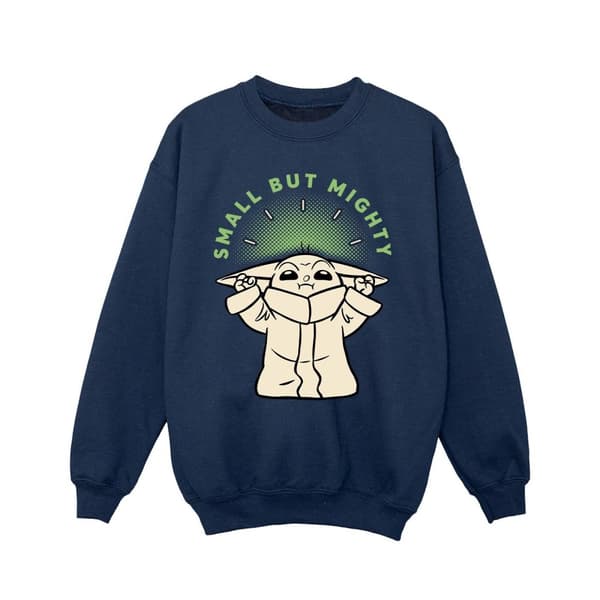 Star Wars Girls The Mandalorian Small But Mighty Grogu Sweatshirt