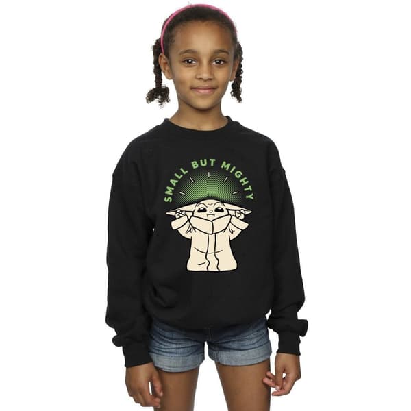 Star Wars Girls The Mandalorian Small But Mighty Grogu Sweatshirt