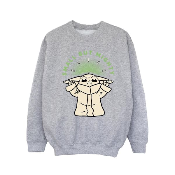 Star Wars Girls The Mandalorian Small But Mighty Grogu Sweatshirt