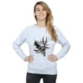Miniatyrbild 2 av 3: DC Comics Dam/kvinnor Batman Batface Splash Sweatshirt
