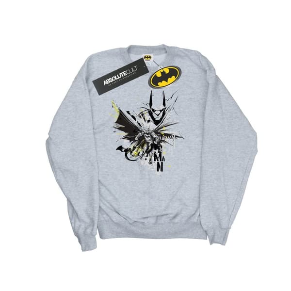 DC Comics Dam/kvinnor Batman Batface Splash Sweatshirt