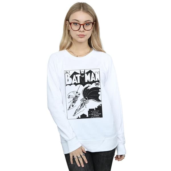 DC Comics Womens/Ladies Batman No. 1 Mono Sweatshirt