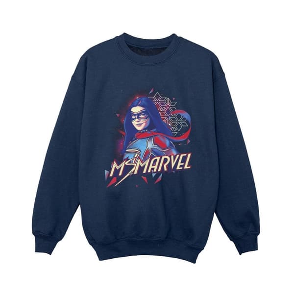 Marvel Ms Marvel Face Fade-tröja för pojkar