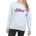 Miniatyrbilde 3 av 5: DC Comics Womens/Ladies The Joker Crackle Logo Sweatshirt