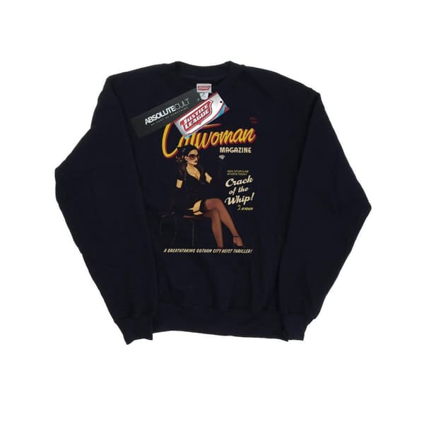 DC Comics Womens/Ladies Catwoman Bombshell Cover Sweatshirt