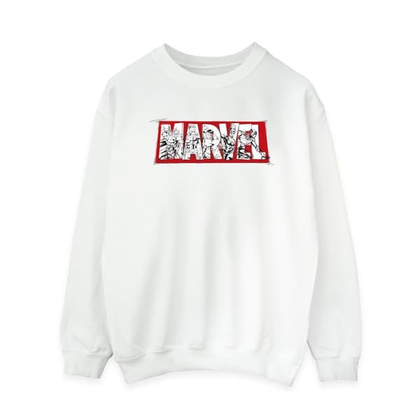 Marvel Dam/Tjej Avengers Infill Sweatshirt