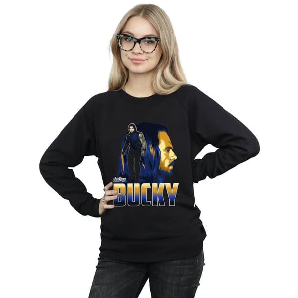 Marvel Womens/Ladies Avengers Infinity War Bucky Character Sweatshirt