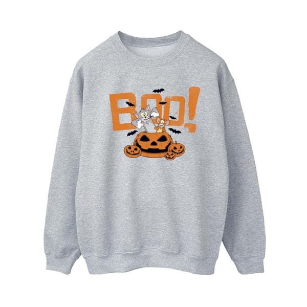 Tom & Jerry Womens/Ladies Halloween Boo! Sweatshirt