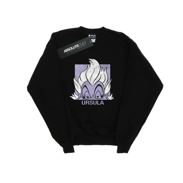Disney Dam/Tjej Usrsula Sweatshirt med avklippt huvud