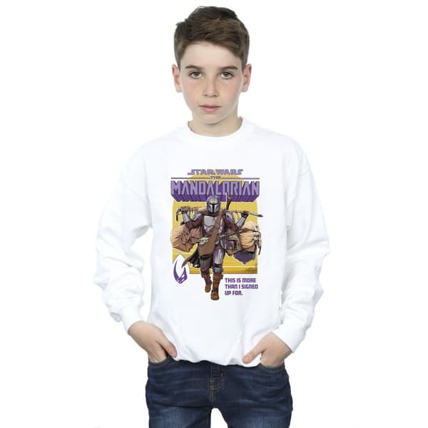 Star Wars Boys The Mandalorian More Than I Signed Up For Sweatshirt