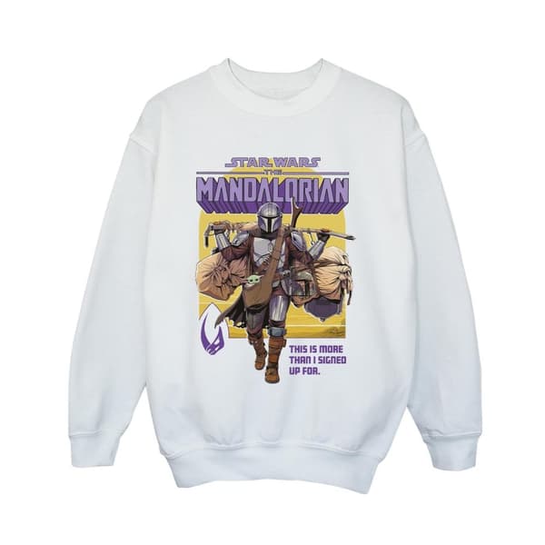 Star Wars Boys The Mandalorian More Than I Signed Up For Sweatshirt