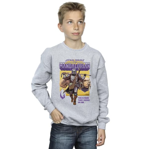 Star Wars Boys The Mandalorian More Than I Signed Up For Sweatshirt
