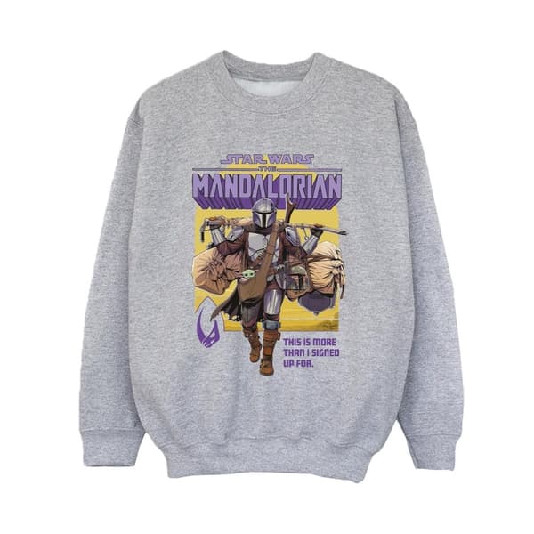 Star Wars Boys The Mandalorian More Than I Signed Up For Sweatshirt