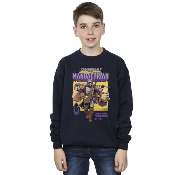 Star Wars Boys The Mandalorian More Than I Signed Up For Sweatshirt