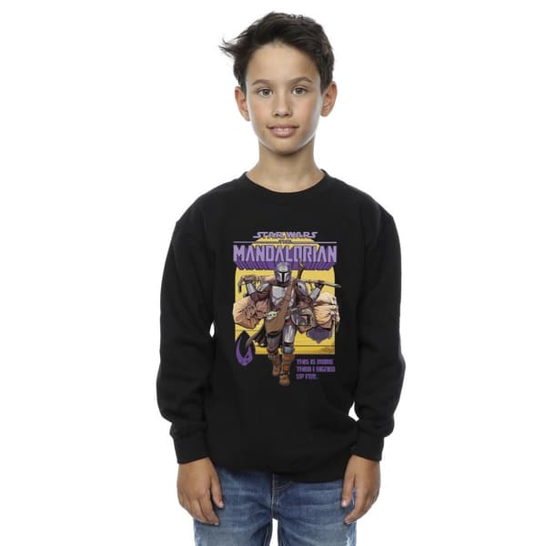 Star Wars Boys The Mandalorian More Than I Signed Up For Sweatshirt