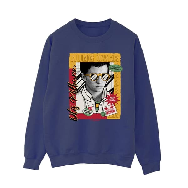 Netflix Damtröja - Sex Education Otis Hung Over Collage Navy Blue XXL