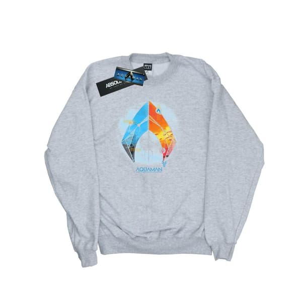 DC Comics Sweatshirt med tropisk logotyp från Aquaman för flickor