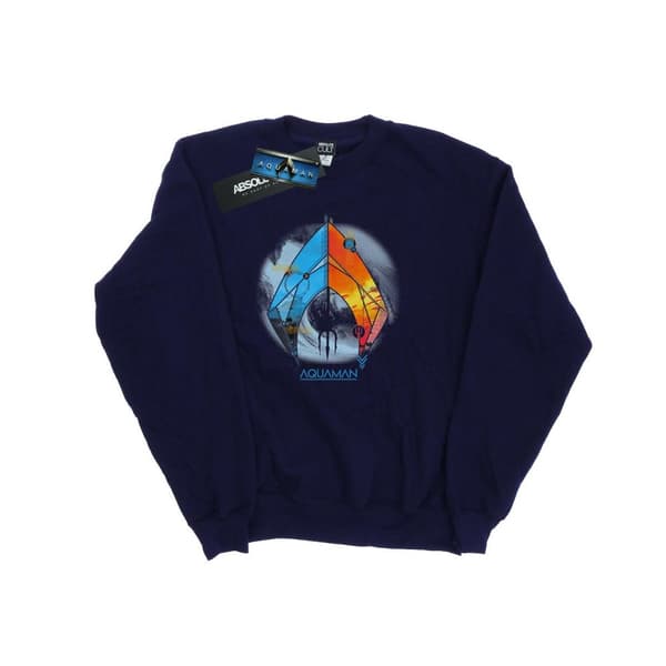 DC Comics Sweatshirt med tropisk logotyp från Aquaman för flickor
