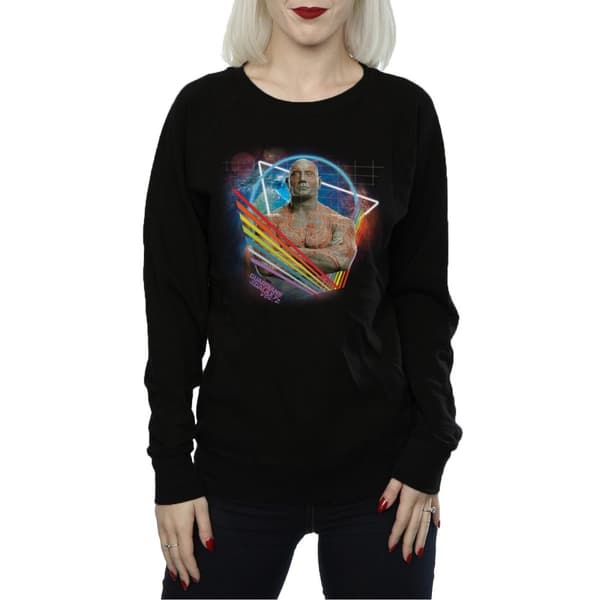 Marvel Dam/Tjej Guardians Of The Galaxy Neon Drax Sweatshirt