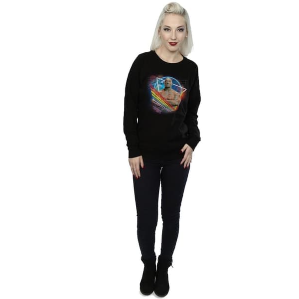 Marvel Dam/Tjej Guardians Of The Galaxy Neon Drax Sweatshirt