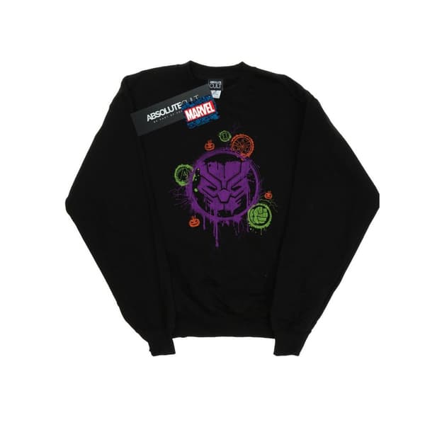 Marvel Womens/Ladies Avengers Panther Halloween Icon Sweatshirt