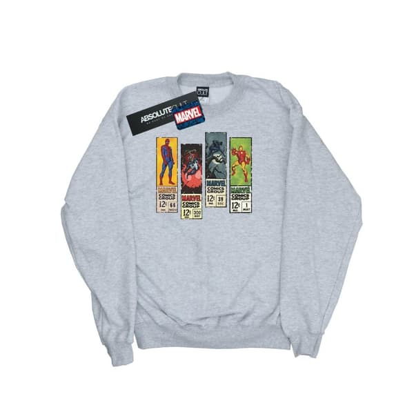 Marvel Sweatshirt med seriestrippar för herrar