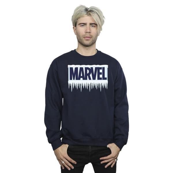Marvel Sweatshirt med Icicle-logotyp för herrar