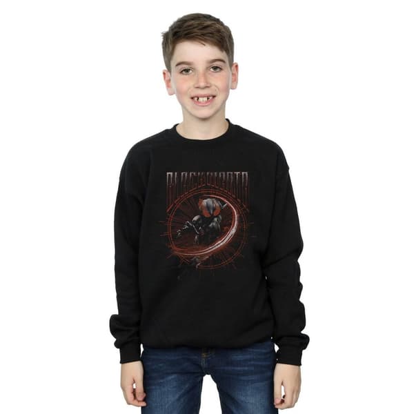 DC Comics Pojkar Aquaman Svart Manta Circle Sweatshirt